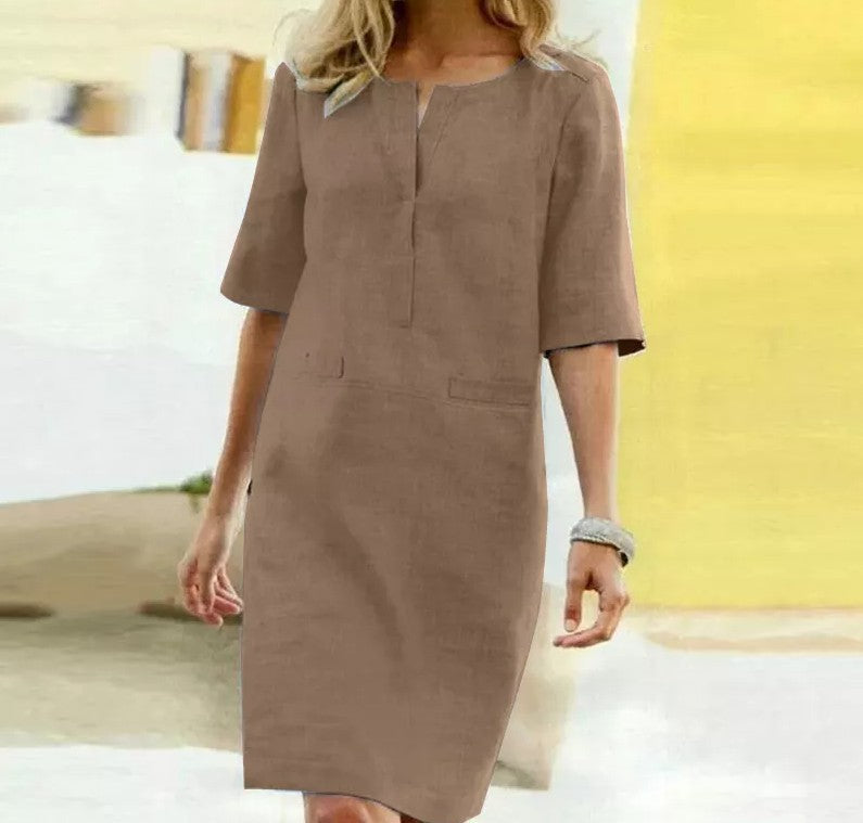 Pure Linen Dress