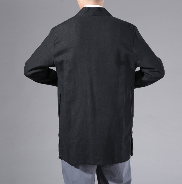 Pure Linen Men's Coat