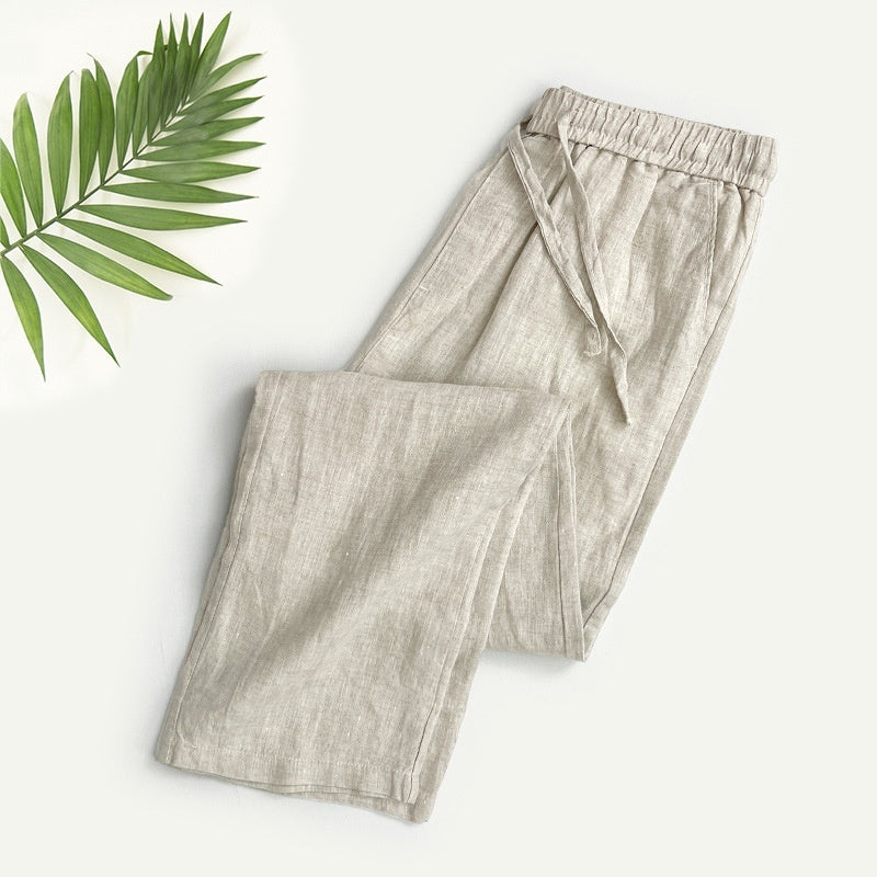Pure Linen Pants  Men's