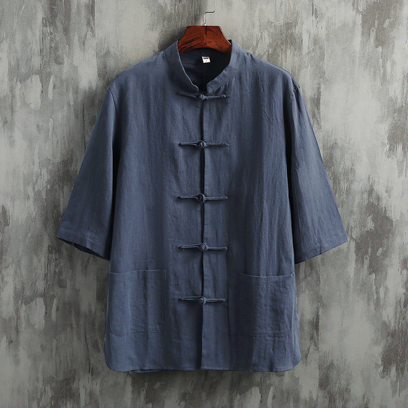 Pure Linen Shirt Men's
