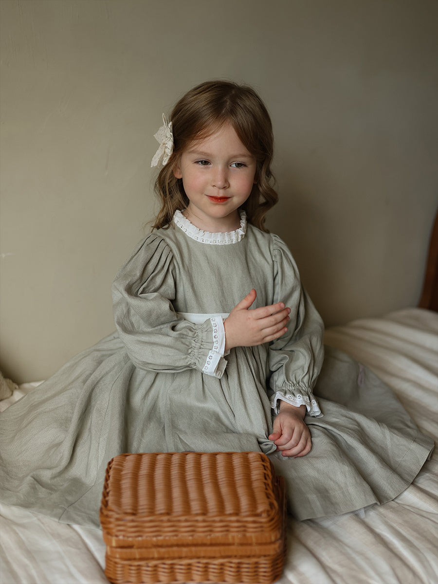 Pure Linen Dress Children