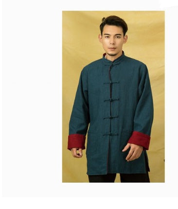 Pure Linen Jacket Double-sided two-color