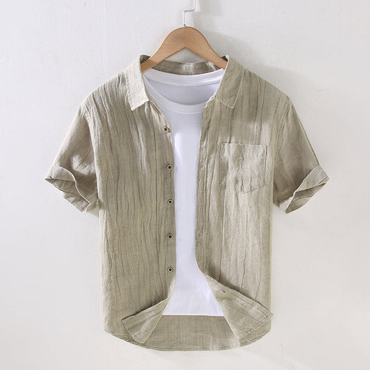 Pure Linen Shirt Men's