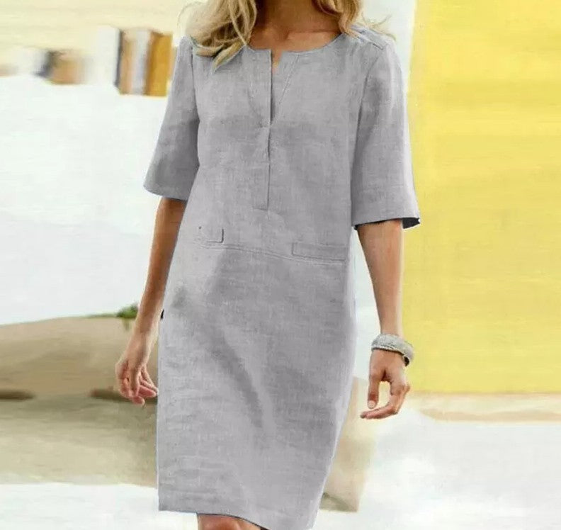 Pure Linen Dress