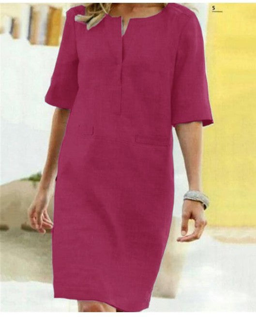 Pure Linen Dress