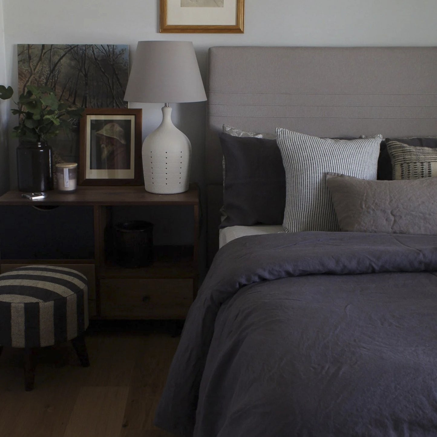 Pure Linen Bed Sheet Quilt Cover Four-piece Set