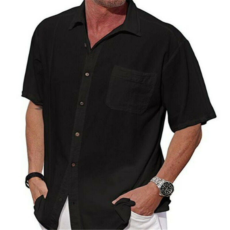 Pure Linen Shirt Mens