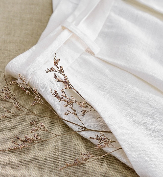 Pure Linen Pants Women