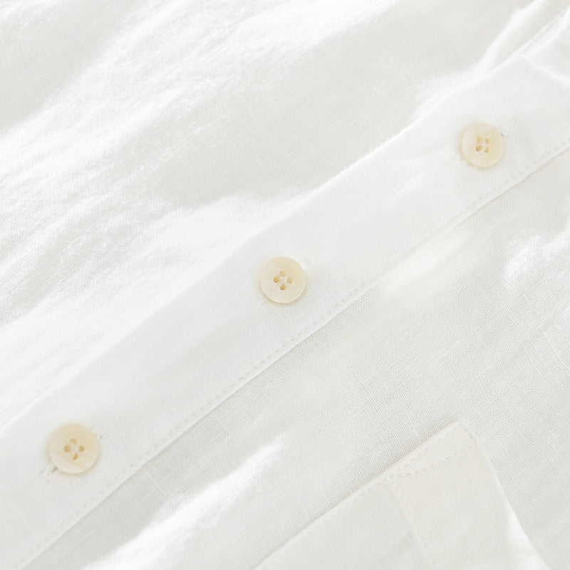 Pure Linen Shirt Mens