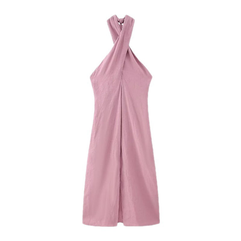 Pure Linen Dress Women's