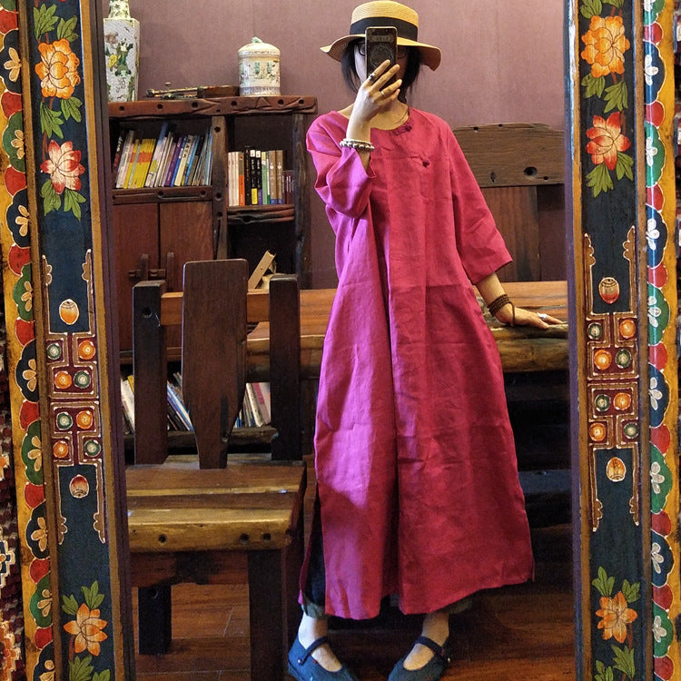 Pure Linen Robe