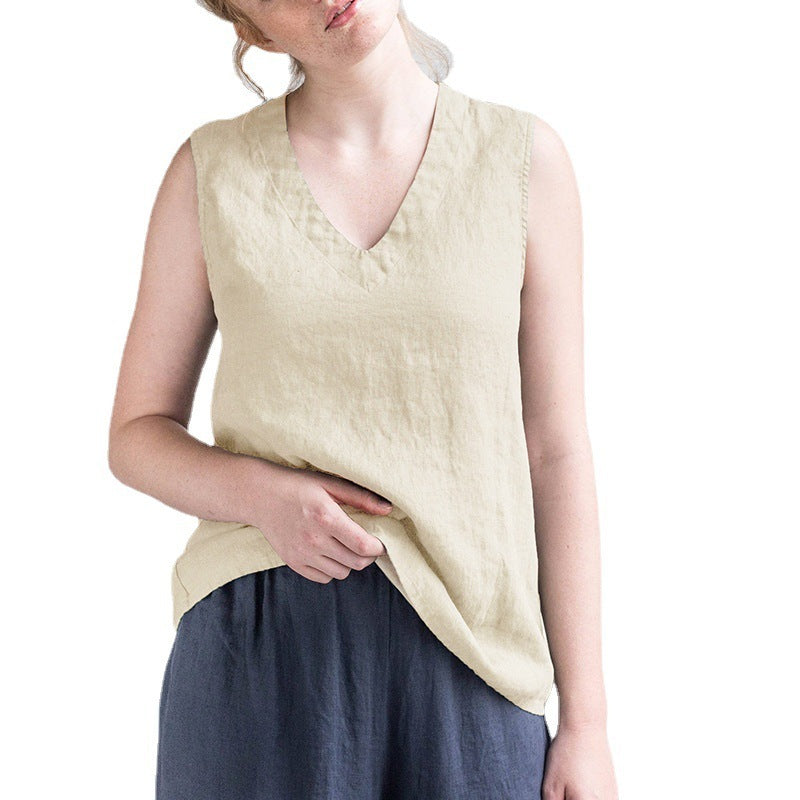 Pure Linen Singlet Women's