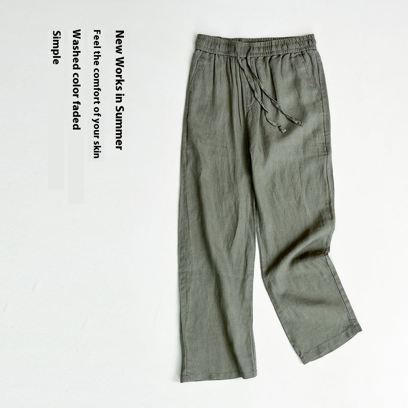 Pure Linen Pants  Men's