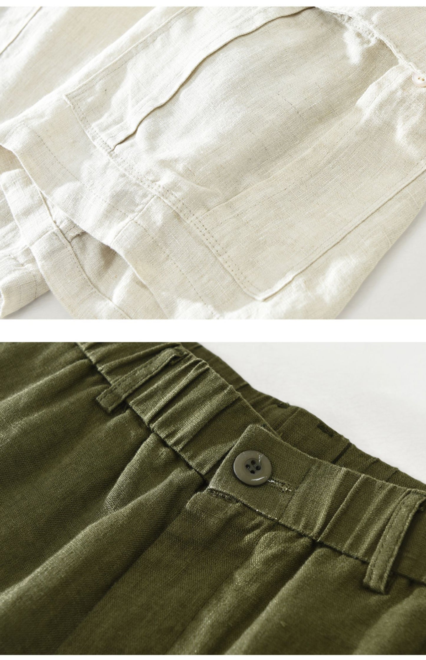 Pure Linen Shorts Men's