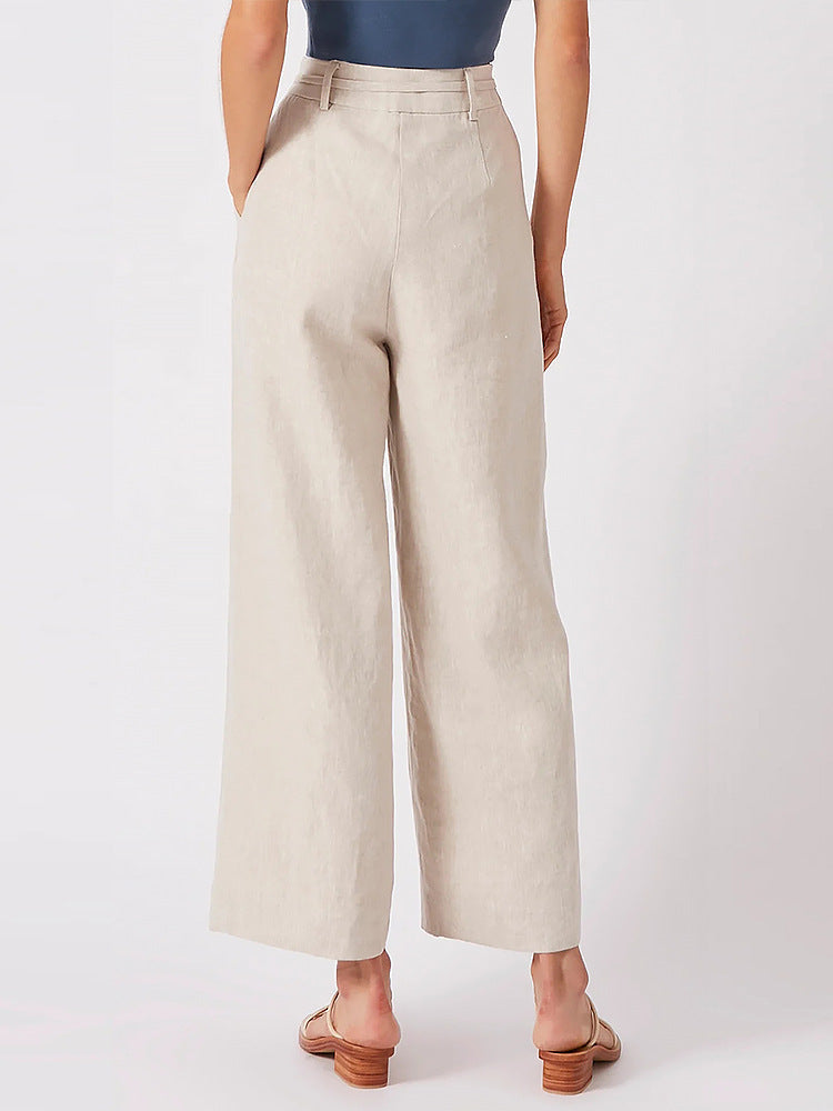 Pure Linen Pants Women