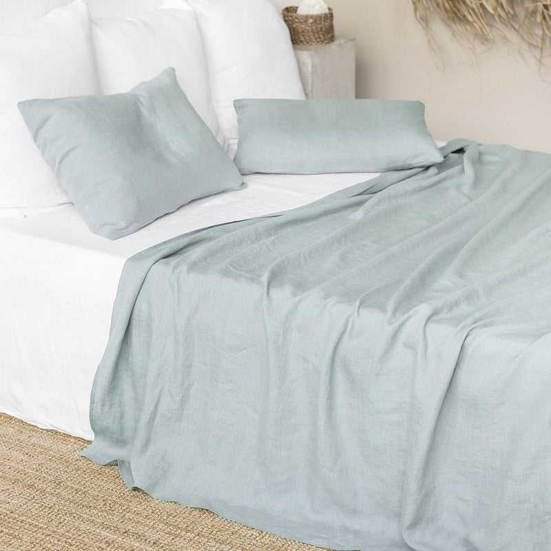 Pure Linen Bed Sheet Super King