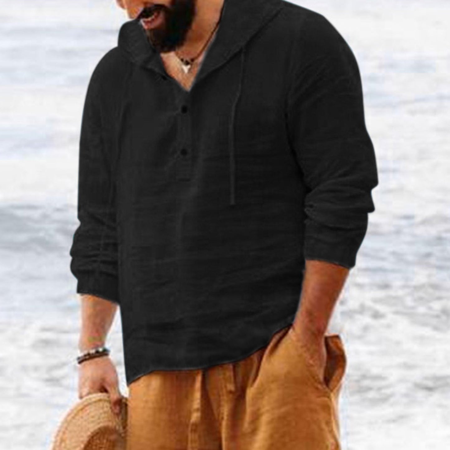 Pure Linen Shirt Men's