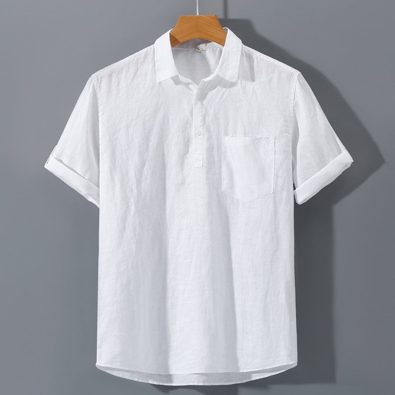 Pure Linen Shirt Mens