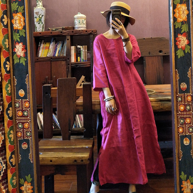 Pure Linen Robe