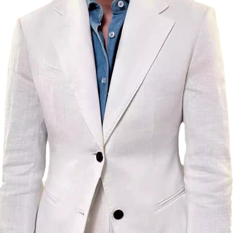 Pure Linen Men's Suit