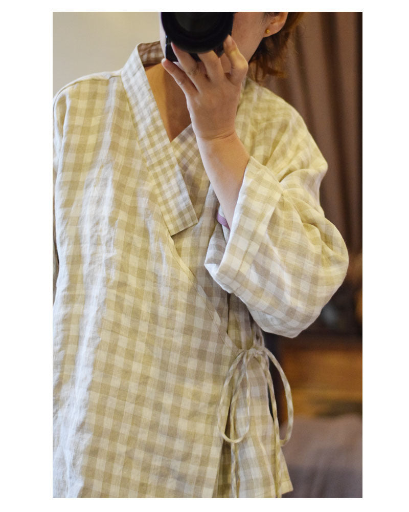 Pure Linen Shirt Women's