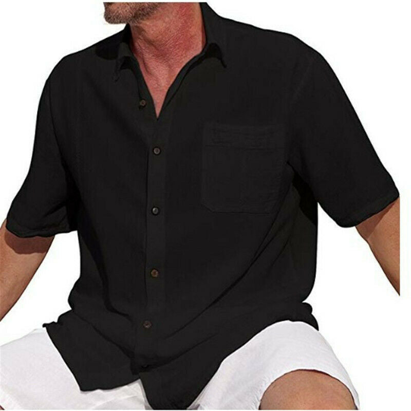 Pure Linen Shirt Mens