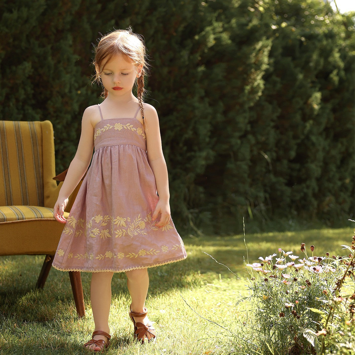Pure Linen Dress Children's
