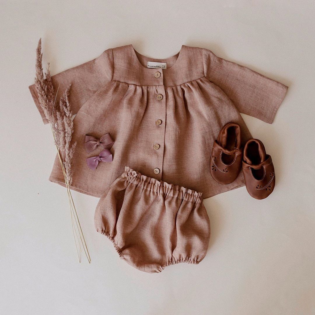 Pure Linen Cardigan Children