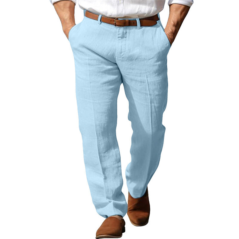 Pure Linen Men's Trousers