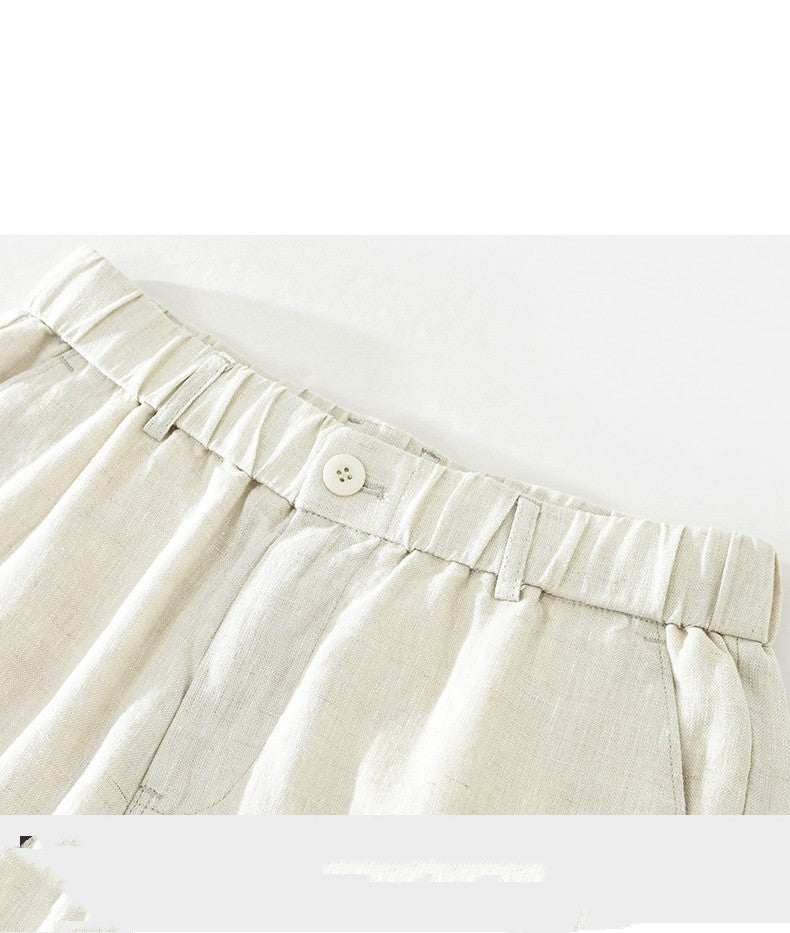 Pure Linen Shorts Men's