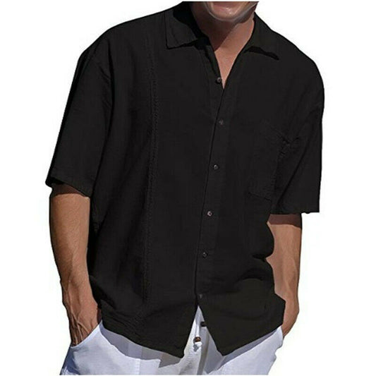 Pure Linen Shirt Mens