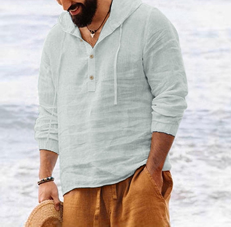 Pure Linen Shirt Men's