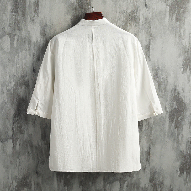 Pure Linen Shirt Men's