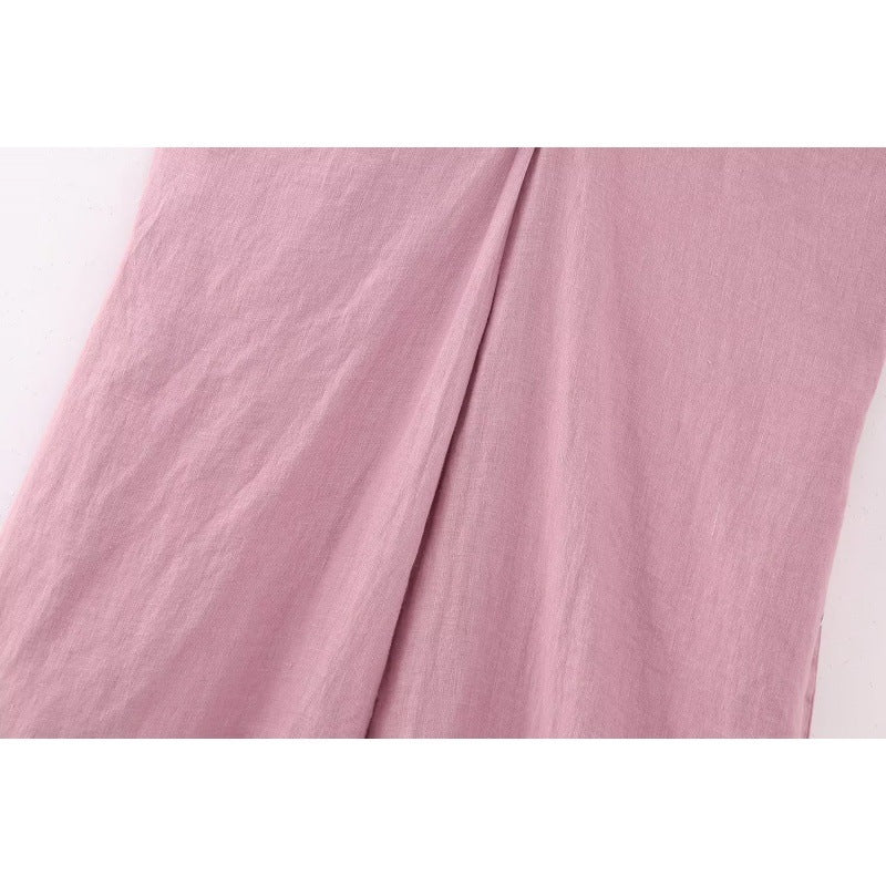 Pure Linen Dress Women's