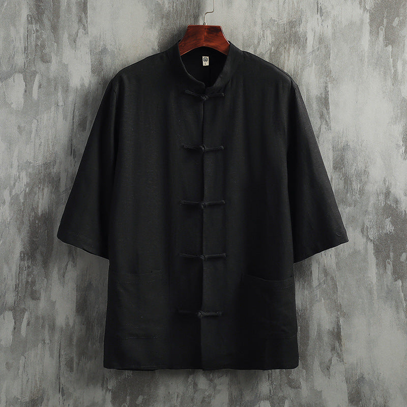 Pure Linen Shirt Men's
