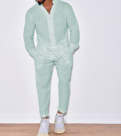 Pure Linen  Lounge Suit Men's