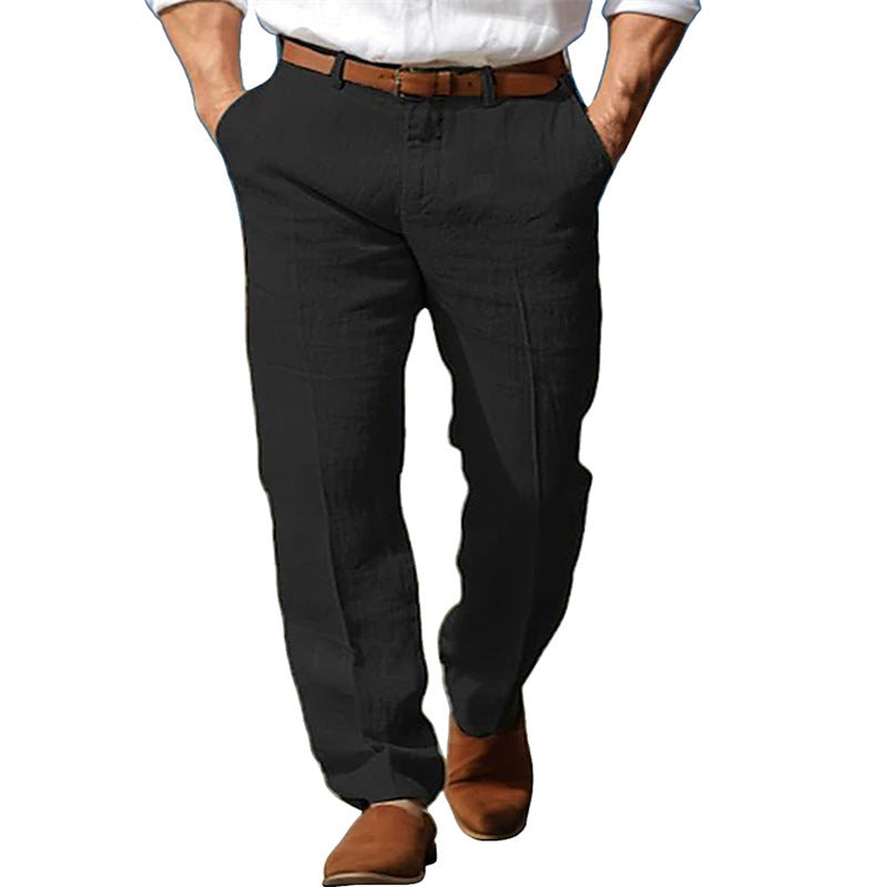 Pure Linen Men's Trousers