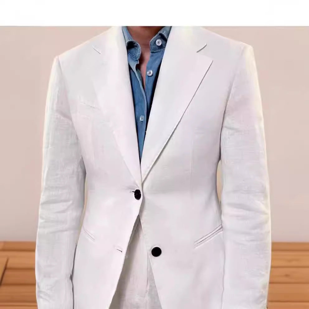 Pure Linen Men's Suit