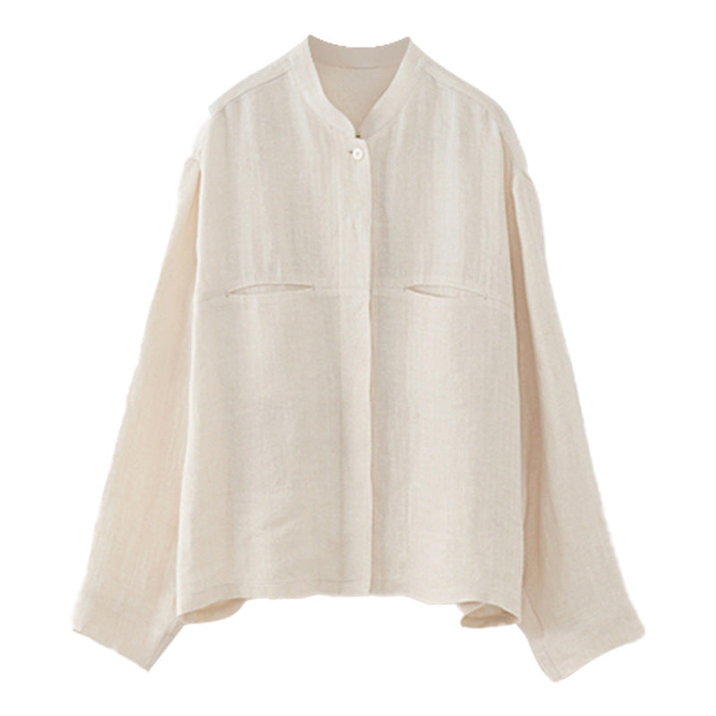Pure Linen Shirt Women's