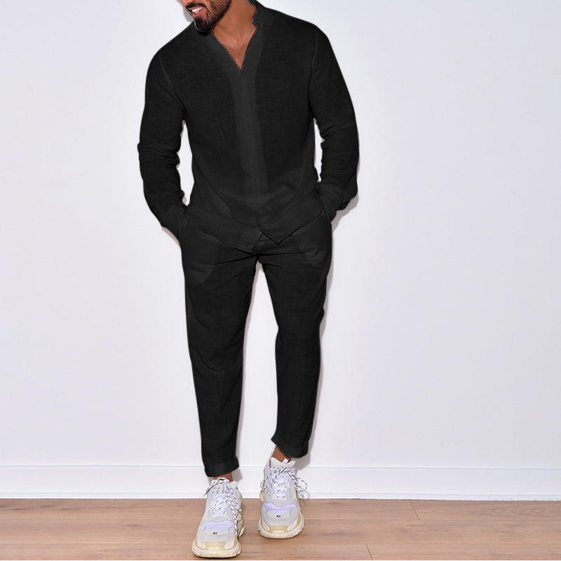 Pure Linen  Lounge Suit Men's