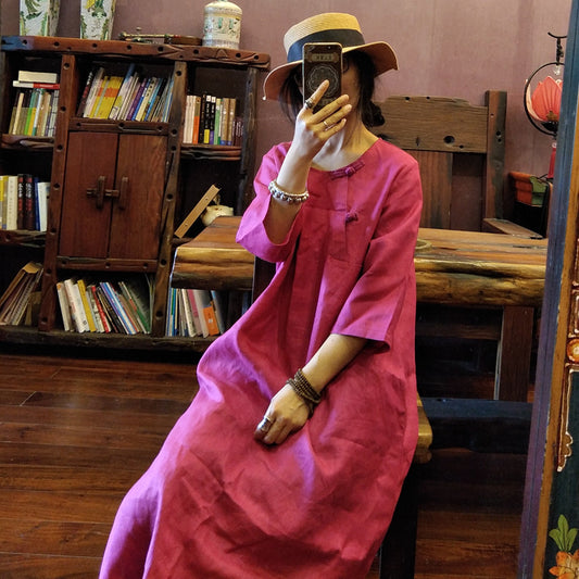 Pure Linen Robe