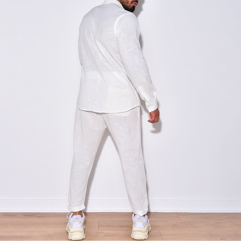 Pure Linen  Lounge Suit Men's