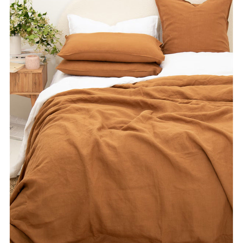 Pure Linen Bed Sheet Super King