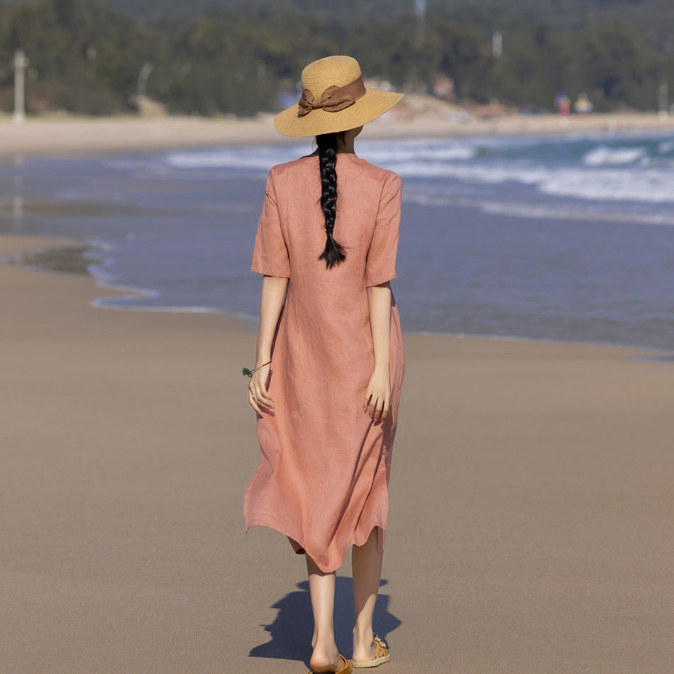Pure Linen  Dress