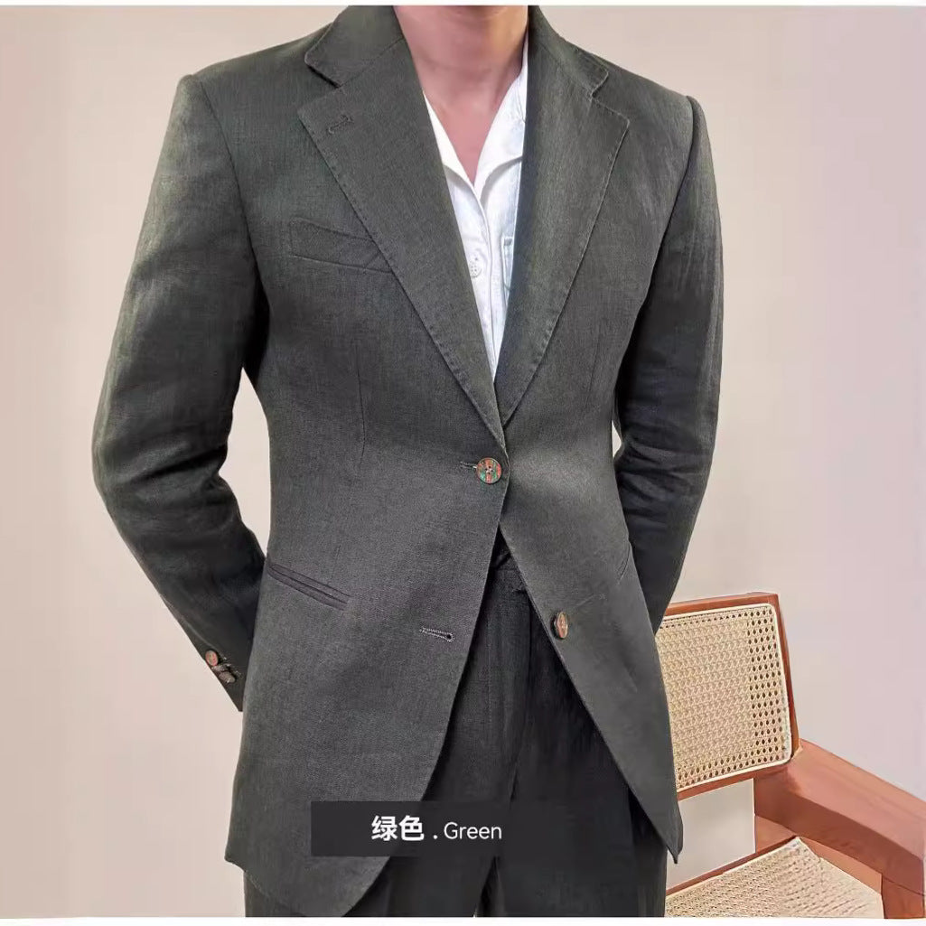 Pure Linen Men's Suit