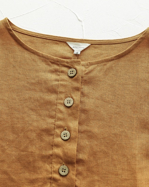 Pure Linen Dress Women's