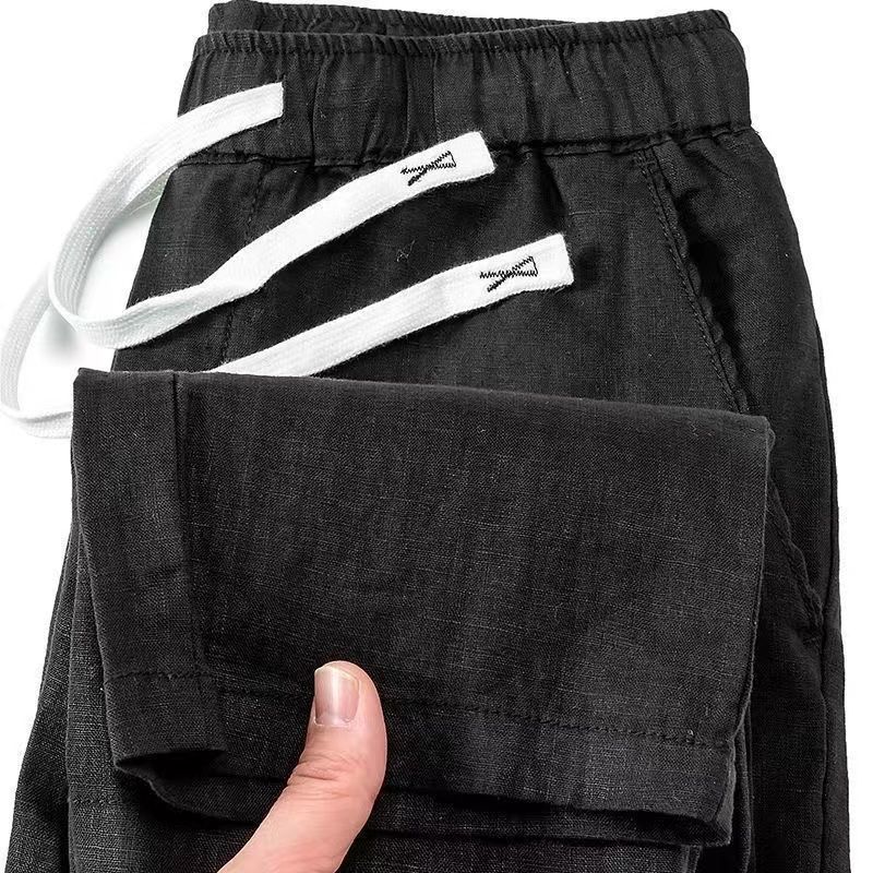 Pure Linen Pants Men's