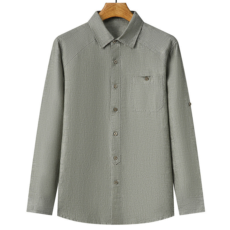Pure Linen Coat Men's
