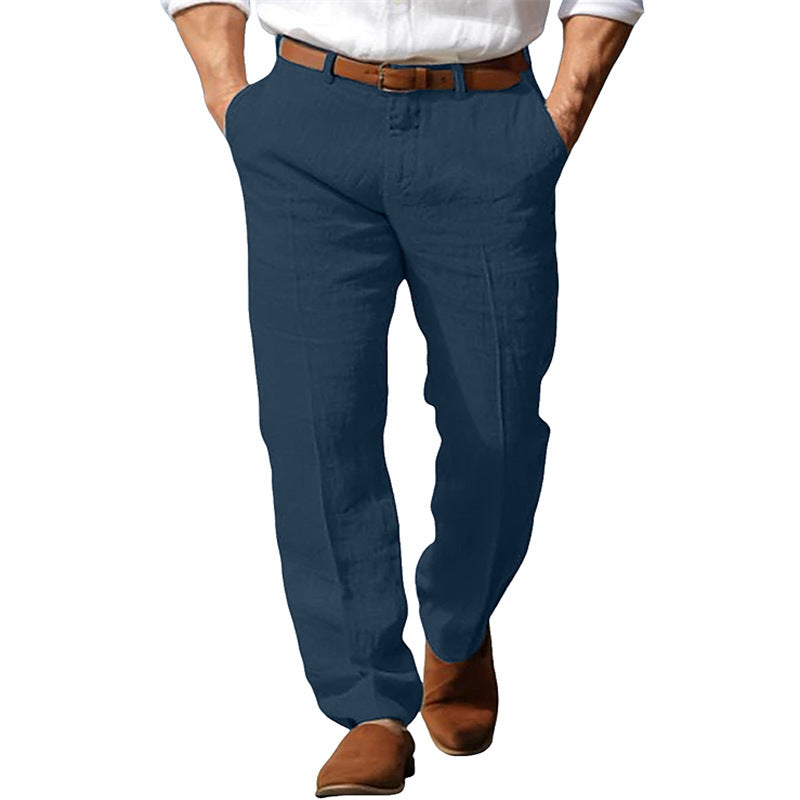 Pure Linen Men's Trousers