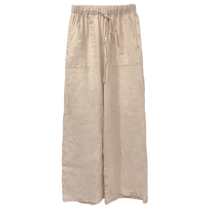 Pure Linen Pants Women's